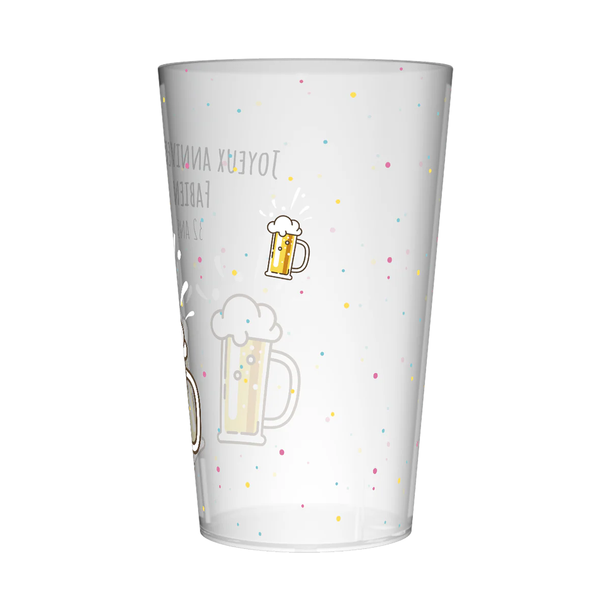 Gobelet personnalisé Anniversaire Bières - Image 4