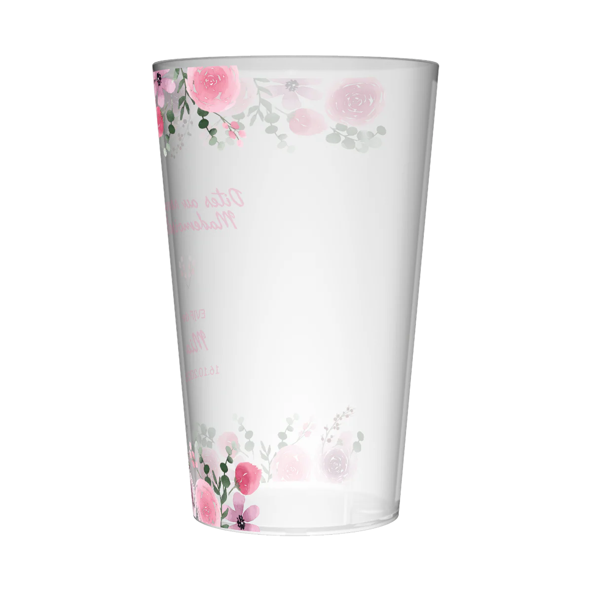 Gobelet personnalisé EVJF Roses - Image 3