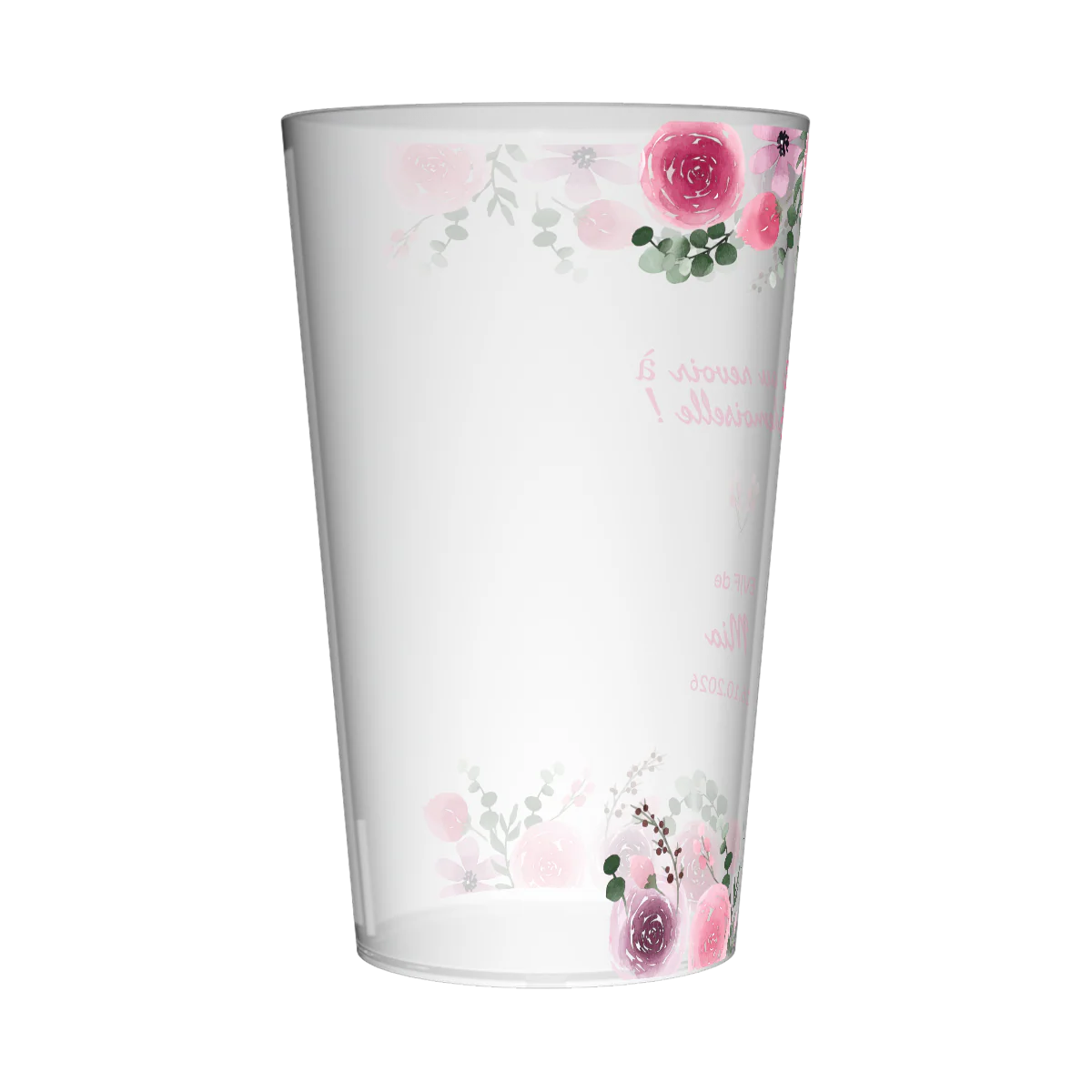 Gobelet personnalisé EVJF Roses - Image 4