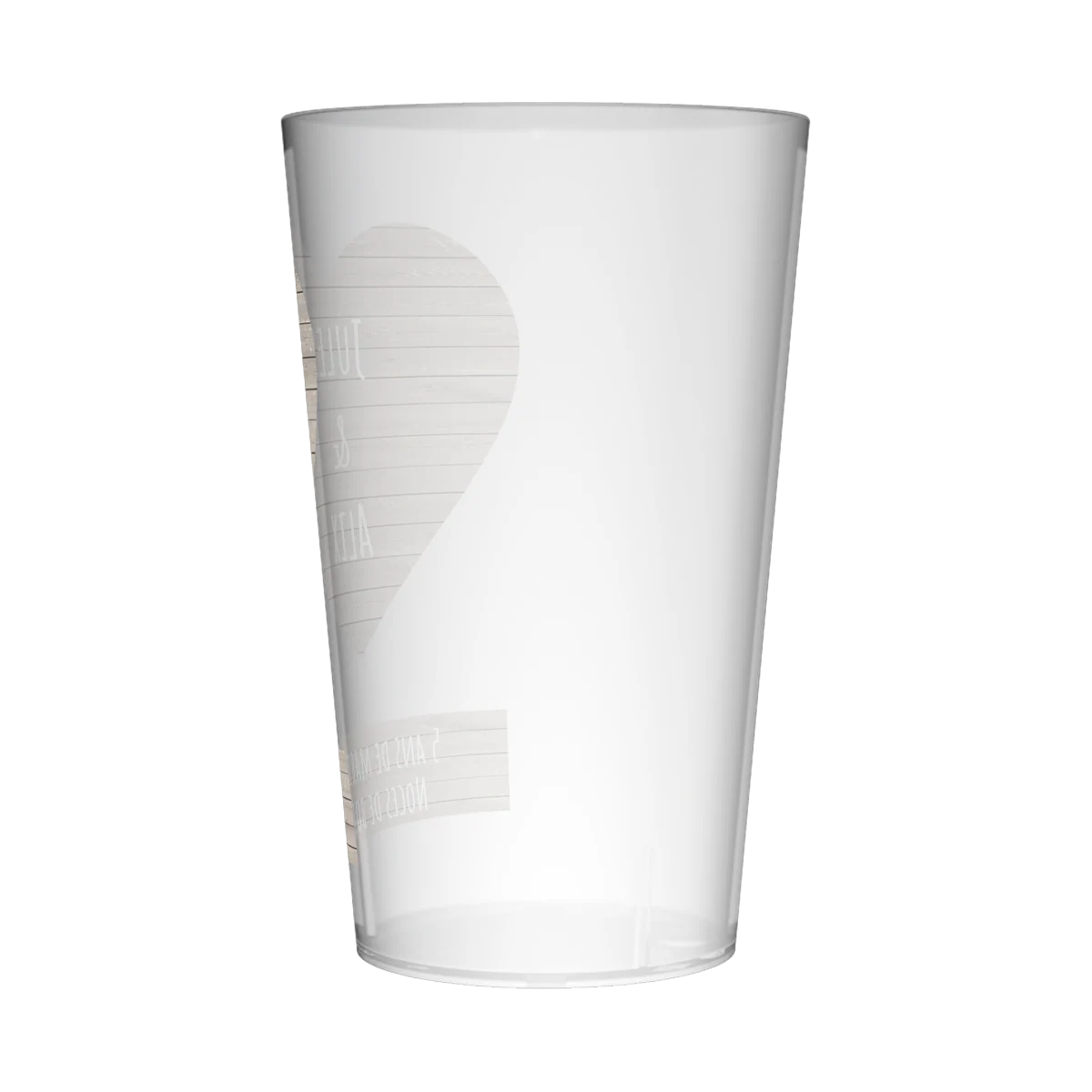 Gobelet personnalisé Noces 5 ans - Image 3