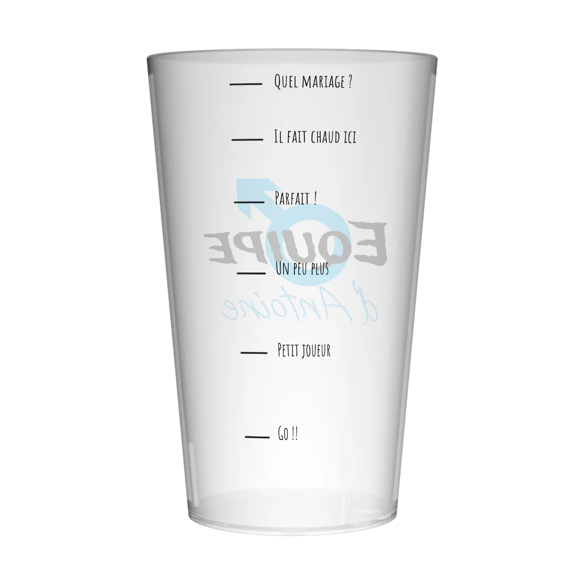 Gobelet personnalisé pour EVG Masculin - Image 3