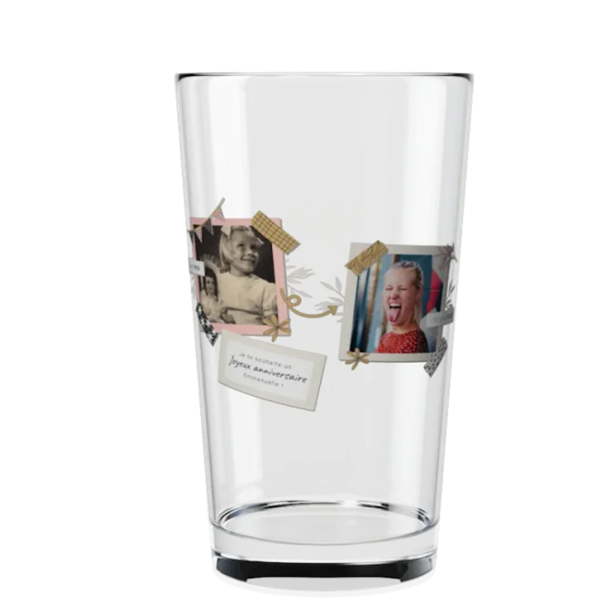 Verre à bière personnalisé demi en verre - Image 4