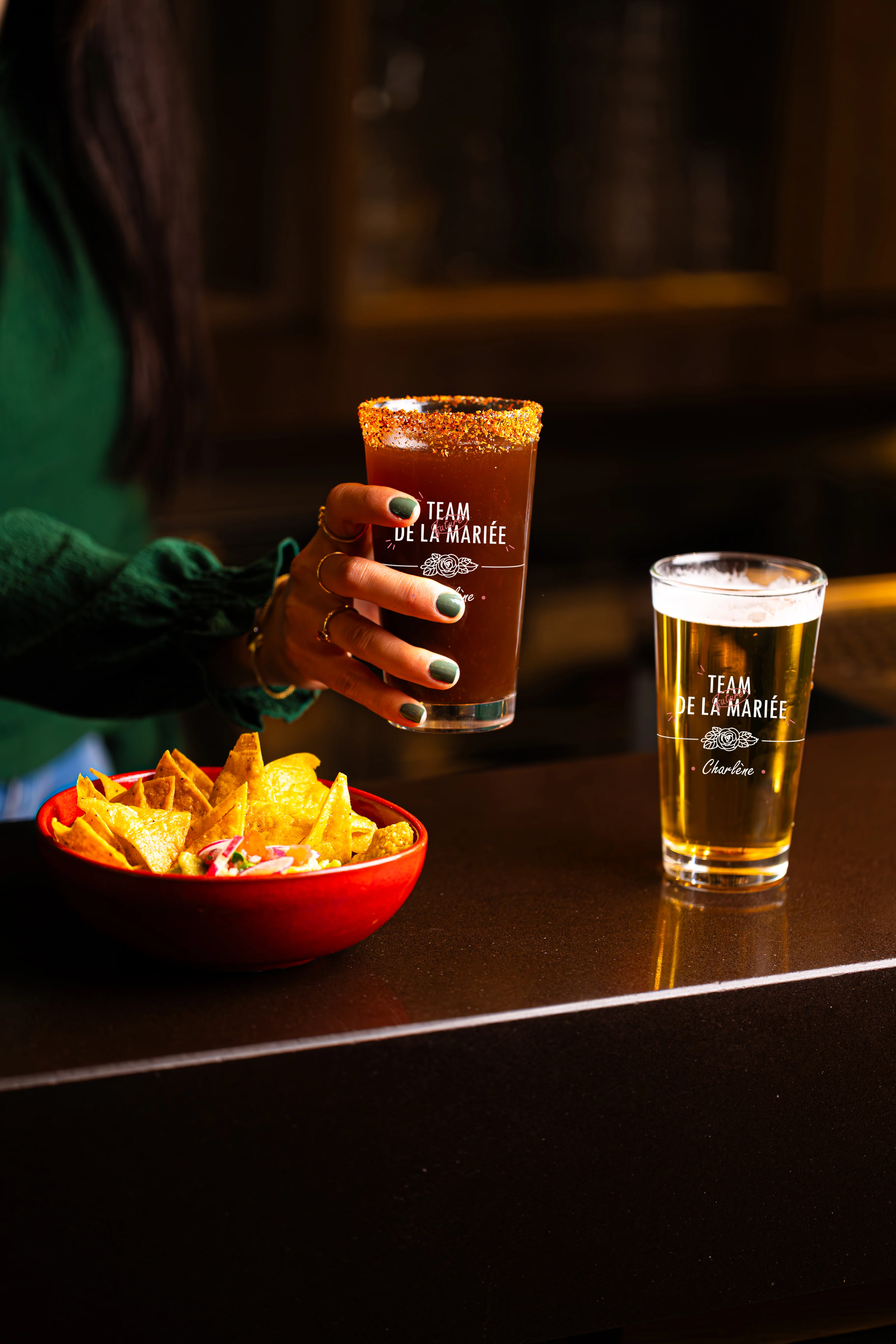 Verre à bière personnalisé Pinte en verre - Image 3