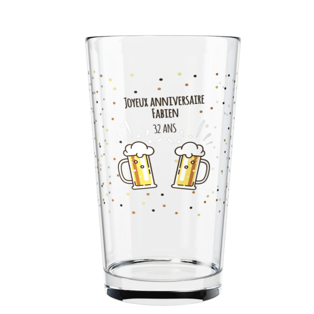 Verre à bière personnalisé Pinte en verre - Image 5