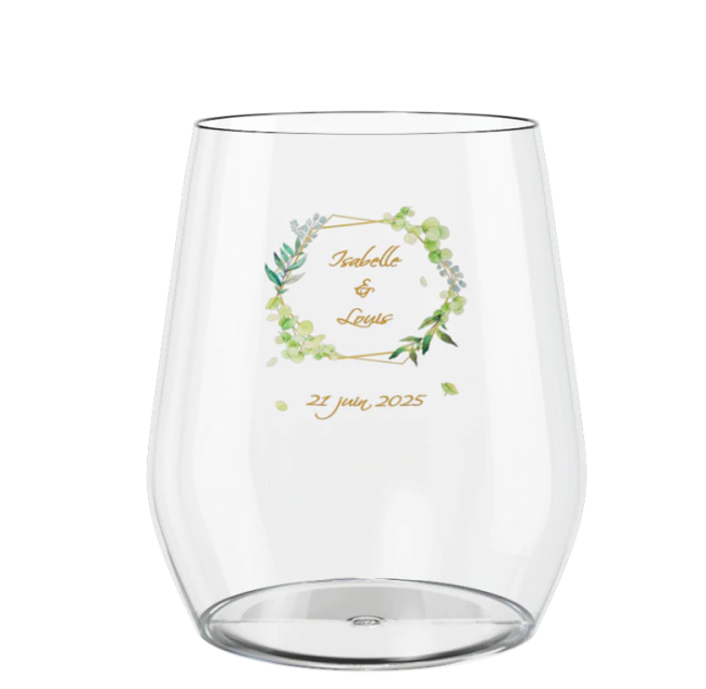 Verre à eau personnalisé en verre - Image 3