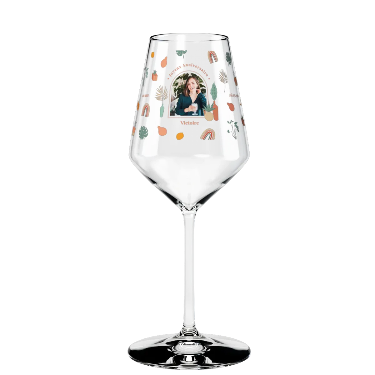 Verre à vin personnalisé Cabernet en verre - Image 3