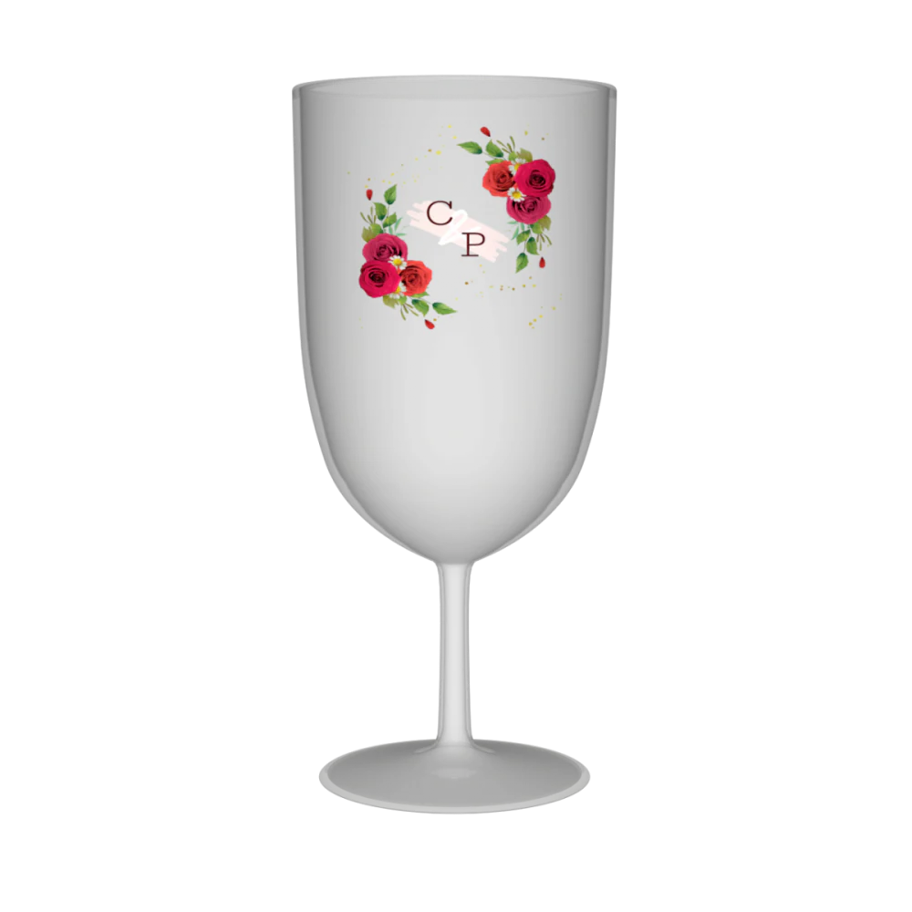 Verre à vin personnalisé en plastique - Image 3