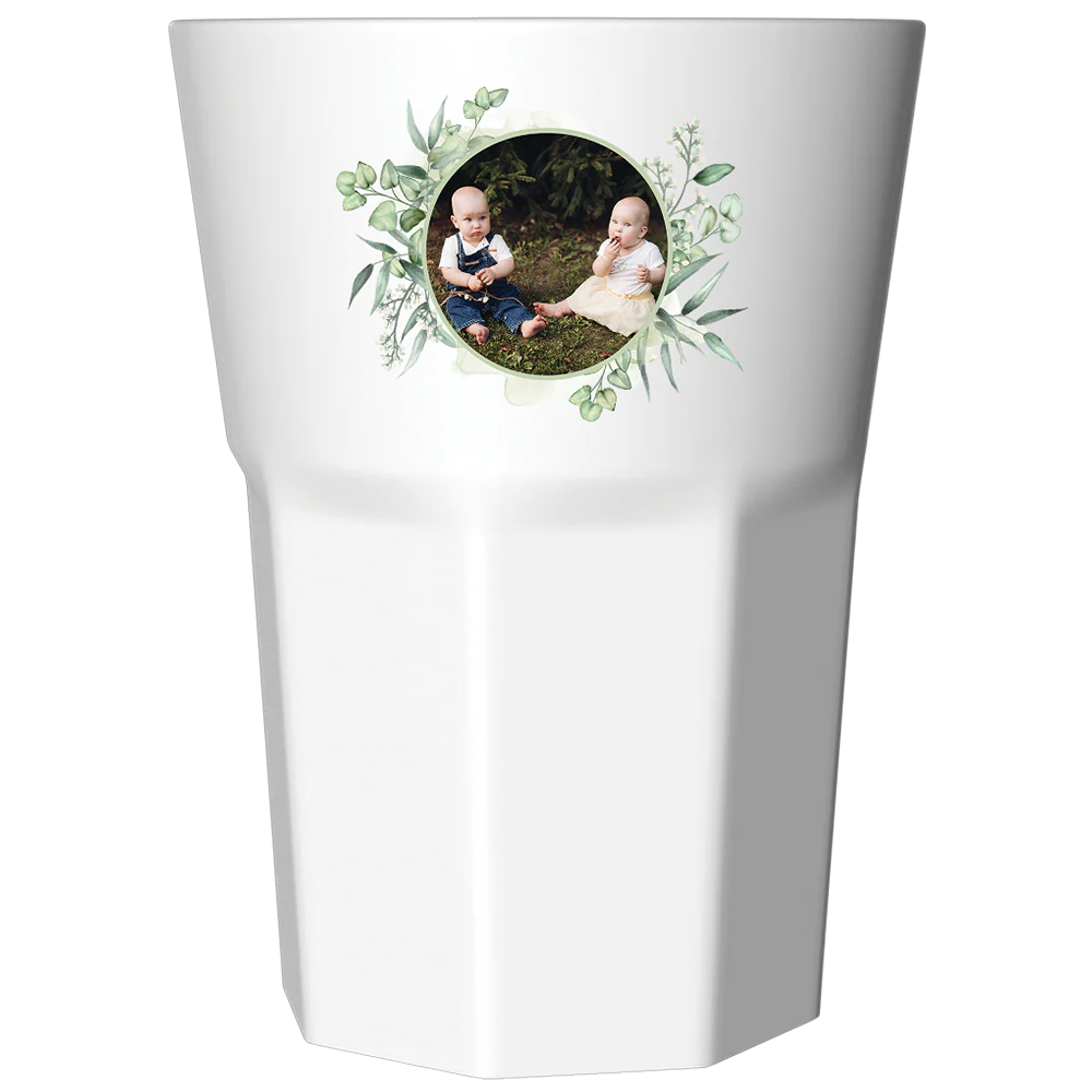 Verre à Mojito personnalisé blanc - Image 3